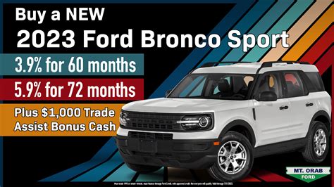 ford credit rates for bronco
